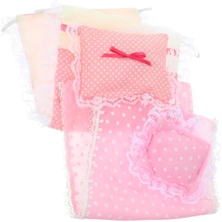 LUOZZY 2 Sets Dolhouse Bedding Accessories