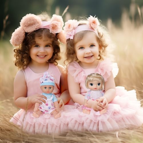 ARTST 12 Inch Baby Doll Clothes 6 Sets with 5 Hats