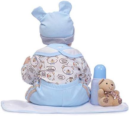 Medylove Reborn Baby Boy 5pcs Blue Outfit Set 1