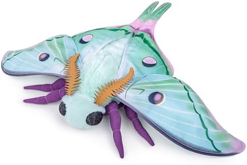Luna Moth Plush Toy 11 Inch Realistic Stuffed Animal