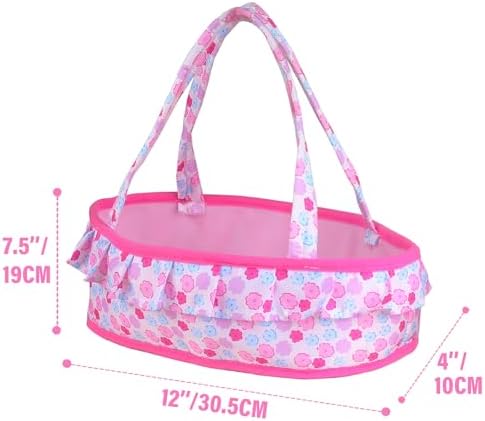 Young Buds Baby Doll Cradle Bassinet Carry Bag
