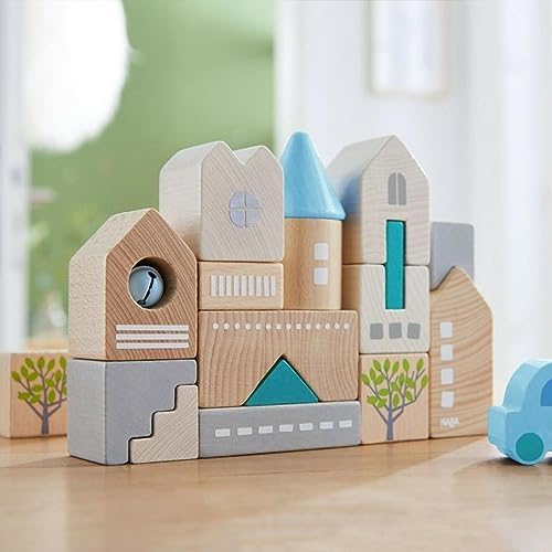 HABA Wooden Building Blocks Bad Rodach 18-Piece Set