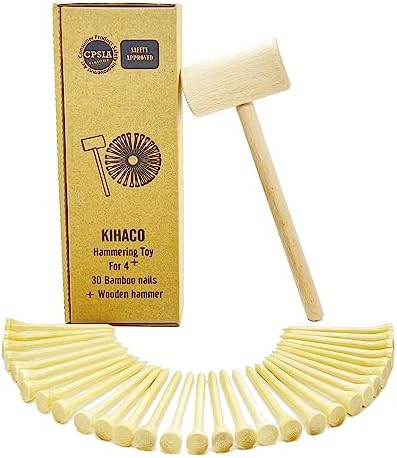 KIHACO Hammering Toy Set for Kids 4