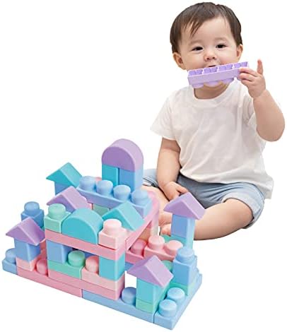 MOOMU Soft Stacking Blocks for Infants 6 Months and Up