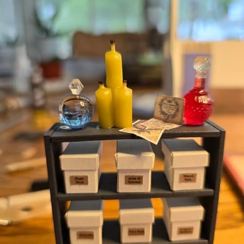 Dollhouse Miniature Candle Set 5pc - White