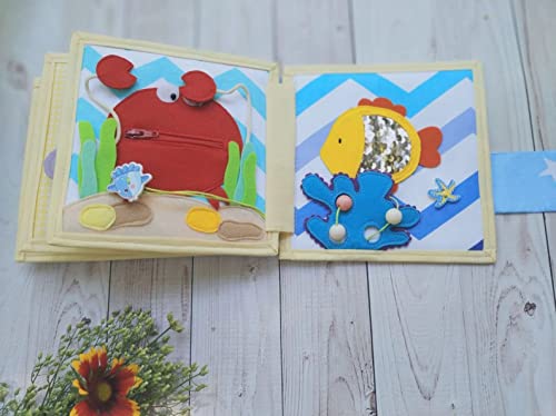 Quiet Baby Book with Animals and Vegetables