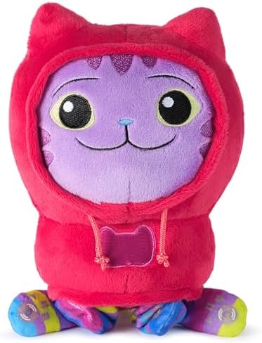 Gabbys Dollhouse DJ Catnip Plush Toy 10-Inch Move Groove Stuffed Animal