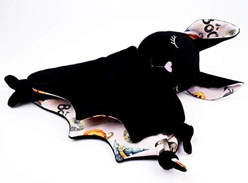 Halloween Baby Security Blanket Bat Plush