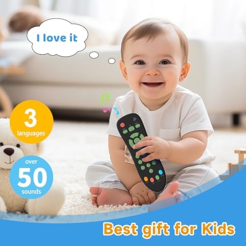 Baby TV Remote Control Toy with Light and Sounds 1