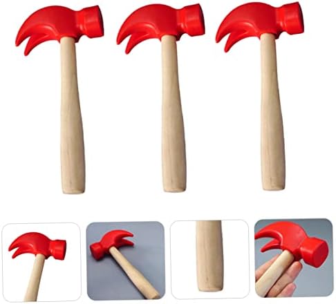 Toddmomy Wooden Hammer 3pcs DIY Plaything Set