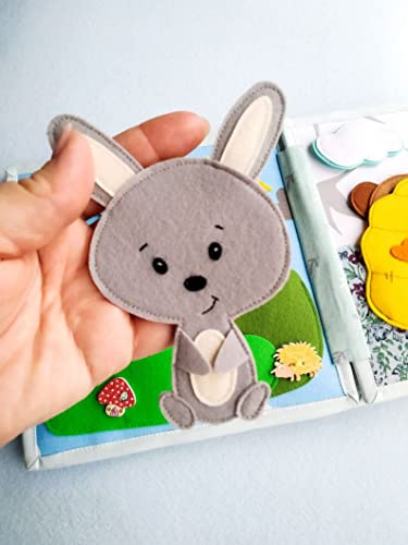 Quiet Baby Felt Book Garden Sea Montessori Toddler