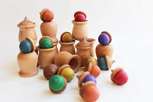 Mama May i Peekaboo Acorn Toy 1