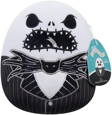 Squishmallows 8-Inch Jack Skellington Plush