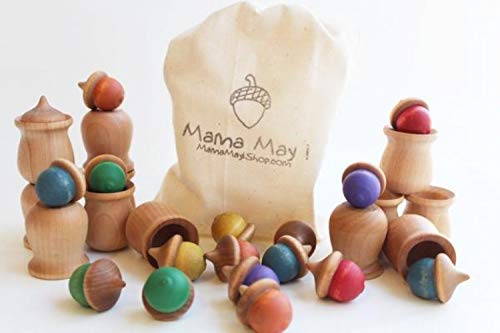 Mama May i Peekaboo Acorn Toy 1