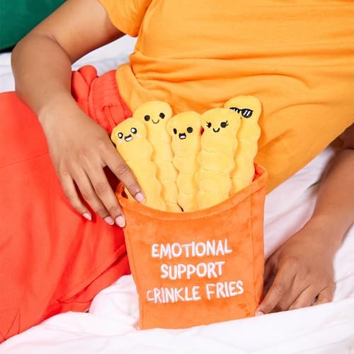WHAT DO YOU MEME Emotional Support Crinkle Fries Plushies