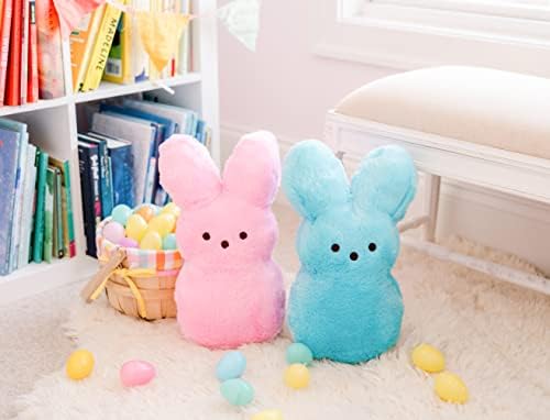 Animal Adventure Shaggy Bunny Peeps 15 Plush Pink