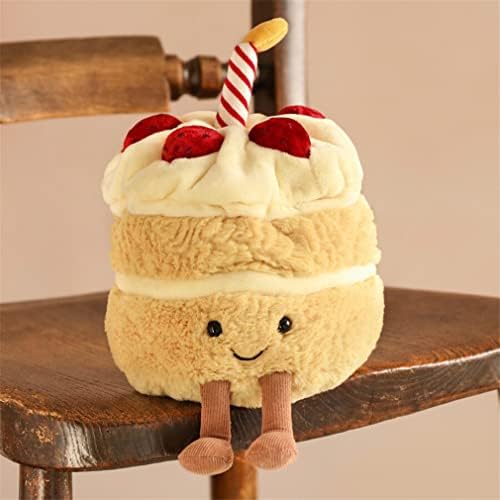 EASELR Weighted Plush Birthday Cake Pillow