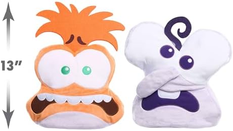 Disney and Pixar Inside Out 2 Fear Anxiety Reversible Plush Head