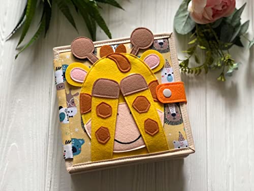 Handmade Animals Quiet Baby Book Montessori Toy