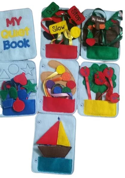 My Quiet Book Felt Toddler Learning Activity Book