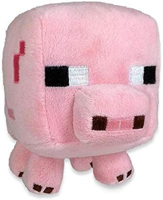 Minecraft Baby Pig Plush - 7 Inch Soft Stuffed Animal Toy