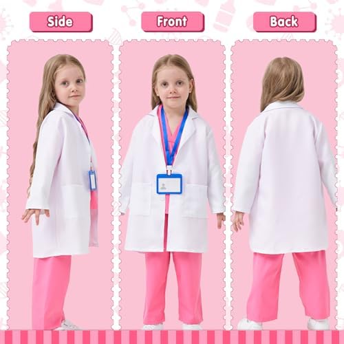 MGparty Doctor Costume Set for Kids Halloween