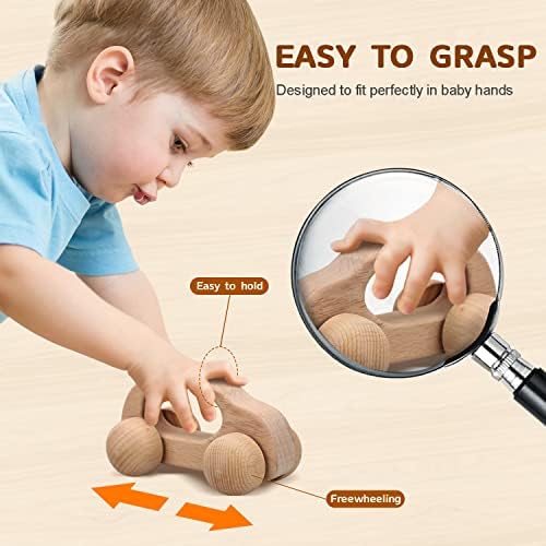 TOY Life Wooden Toy Car for Babies 0-12 Months
