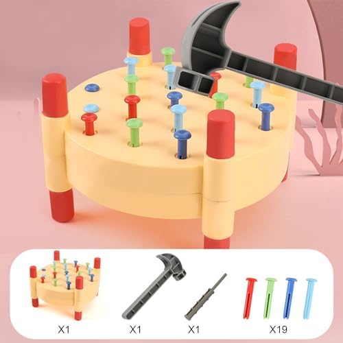 Vansza Hammer Toy for Toddlers Durable ABS Material Safe and Odorless