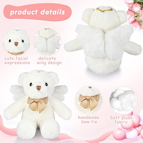 HyDren Angel Bear Plush Toy with Wings