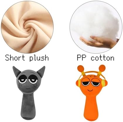 Sprunki Plush Horror Game Figures for Adult Kids and Fans
