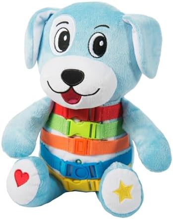Buckle Toys Barkley Dog Sensory Learning Toy for Toddlers