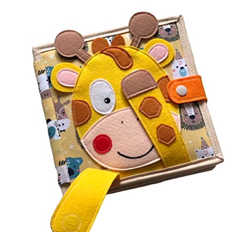 Handmade Animals Quiet Baby Book Montessori Toy