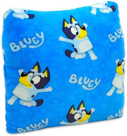 Bluey Travel Blanket and Pillow Set - Cozy Kids Bundle