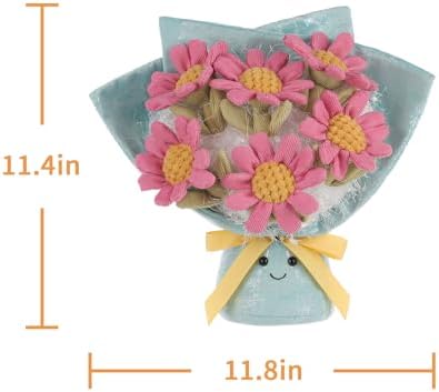 Apricot Lamb Calliopsis Bouquet Stuffed Animal for Kids