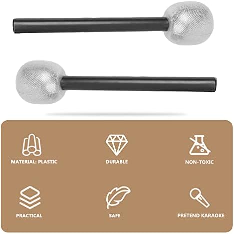 Gadpiparty 12-Piece Mic Costume Prop for Parties and Performances