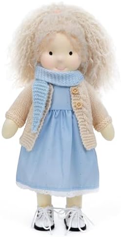 Handmade Waldorf Doll Florke 12 Soft Plush Girl