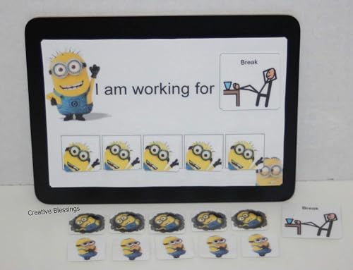 Creative Blessings Token Reward Board for Autism and ADHD