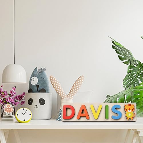 Personalized Wooden Name Puzzles for Kids 1