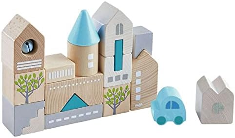 HABA Wooden Building Blocks Bad Rodach 18-Piece Set