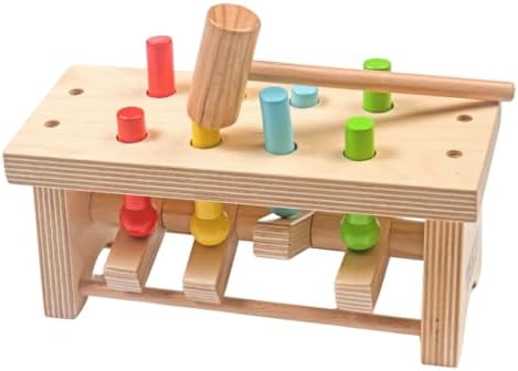 Nesta Toys Pounding Bench with Hammer for Kids