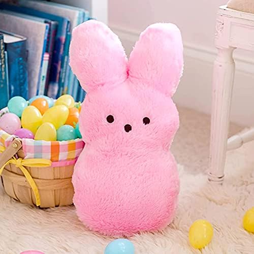 Animal Adventure Shaggy Bunny Peeps 15 Plush Pink