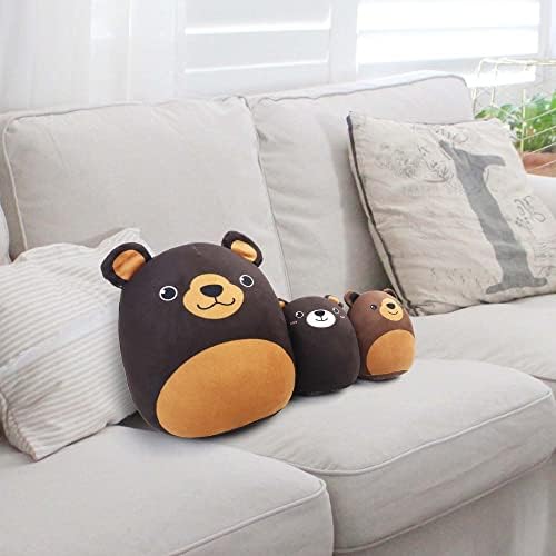 BenBen Bear Plush Toy Set of 3 12 and 7 Squishy Stuffed Animals