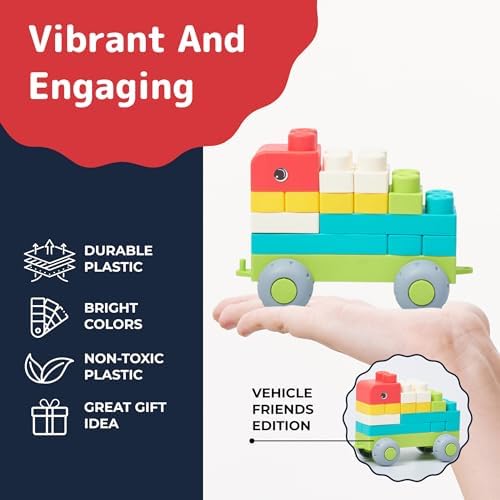 PREXTEX Soft Building Blocks for Toddlers 18M