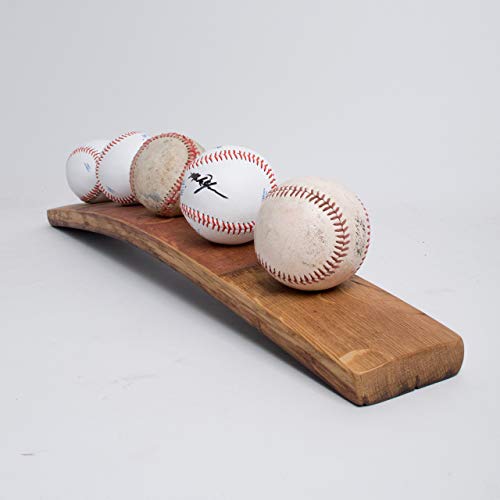 Alpine Wine Design Baseball Wine Barrel Display 3 Balls 1