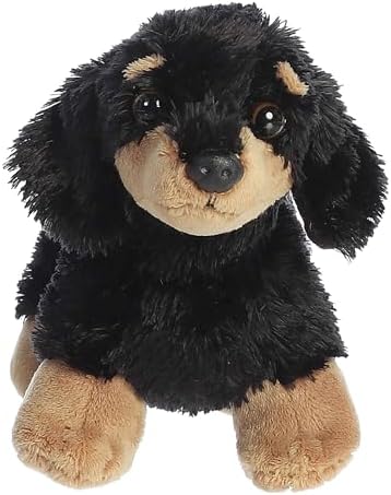 Aurora Adorable Mini Flopsie Stuffed Animal Black 8 Inches
