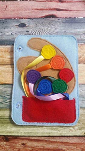My Quiet Book Felt Toddler Learning Activity Book