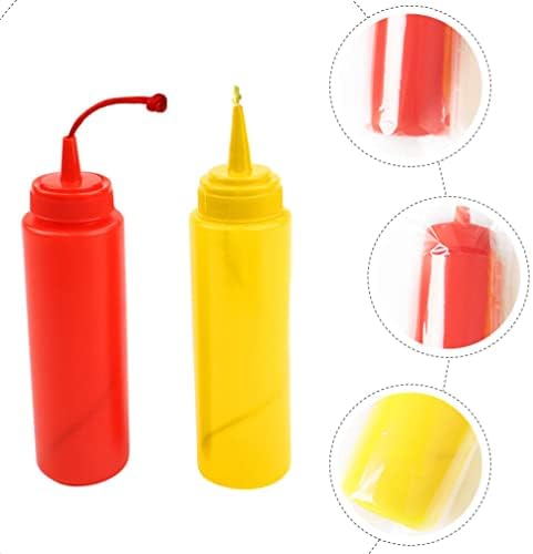 STOBOK 2Pcs Fake Mustard and Ketchup Bottle Prank Toy