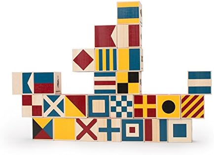 Uncle Goose Nautical Blocks Canvas Bag - USA Made