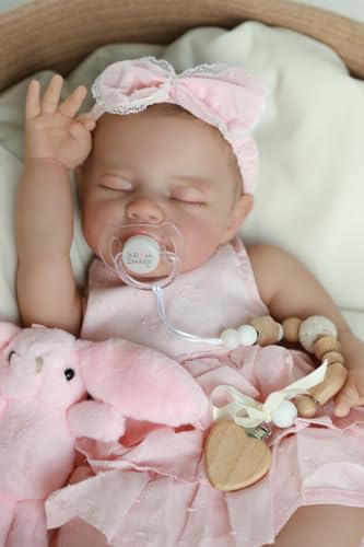 WOOROY 20 Inch Realistic Newborn Girl Baby Doll