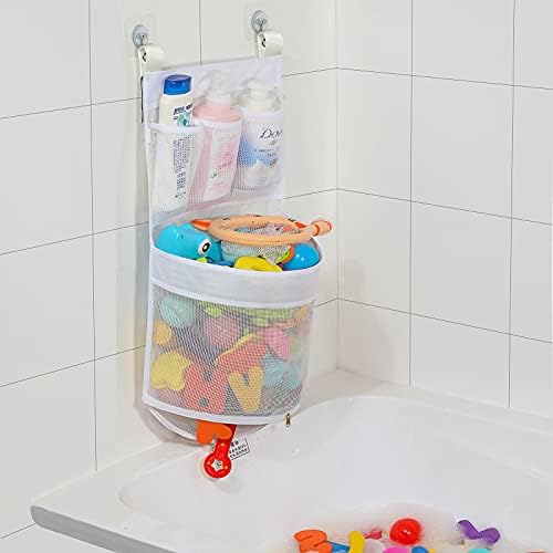 Ligereza Baby Bath Toy Organizer Large Capacity Quick Drying Mould Proof
